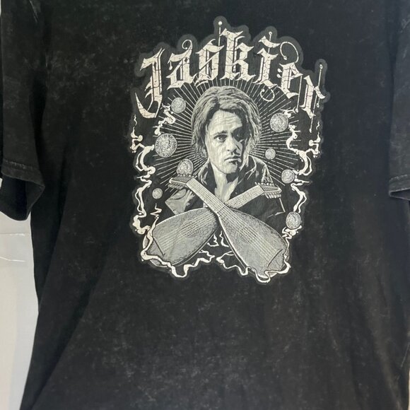 The Witcher Tour T-Shirt L  Burn Butcher Burn Netflix CD Projekt Black Tee - Picture 5 of 6